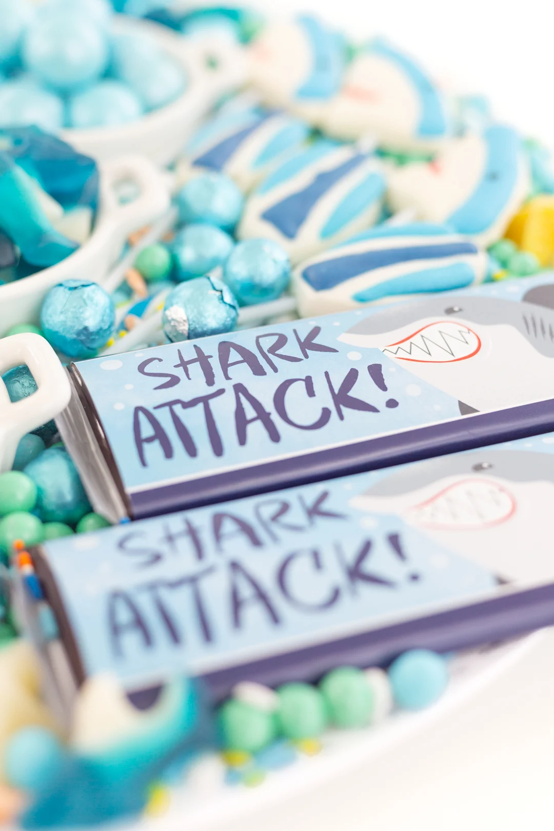 shark attack candy bar wrappers