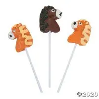 Horse-Shaped Lollipops