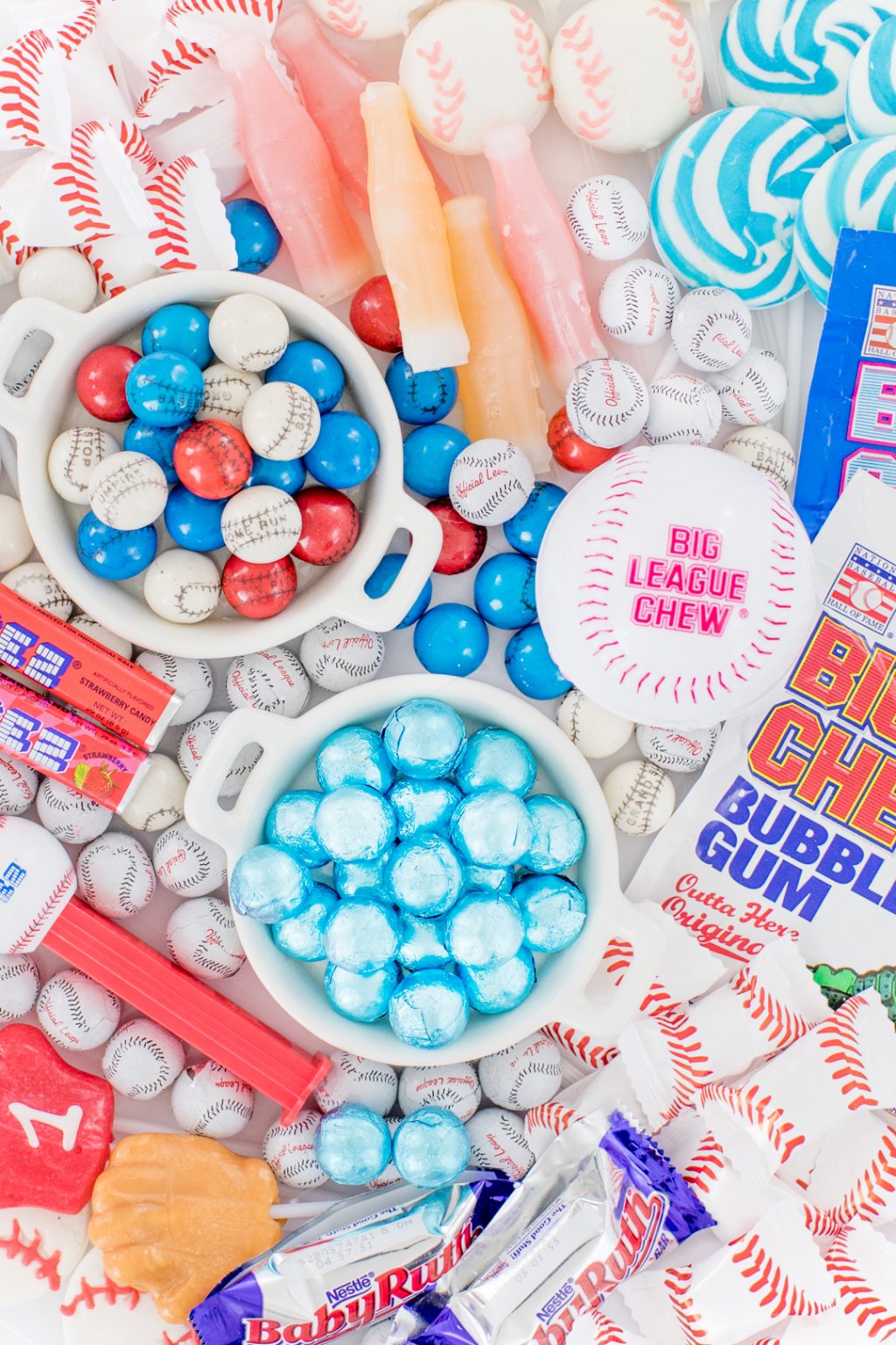 Baseball Party Candy Charcuterie Board Cutefetti