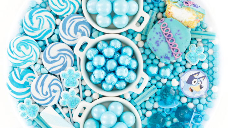 Bluey Party Candy Board & Balloon Game