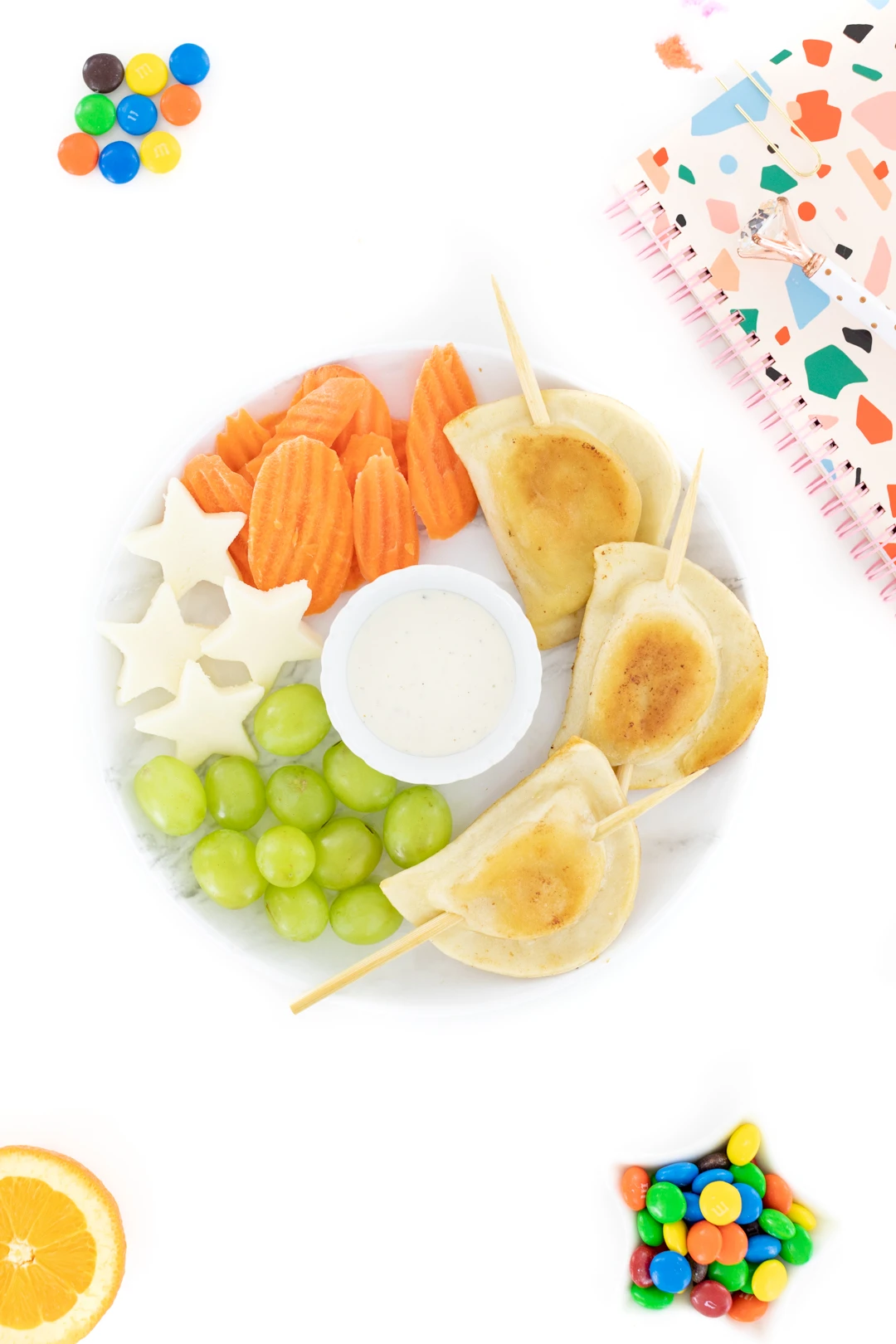 fun snack for kids with pierogies 