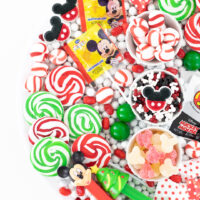 christmas lollipops that are swirled red and green.