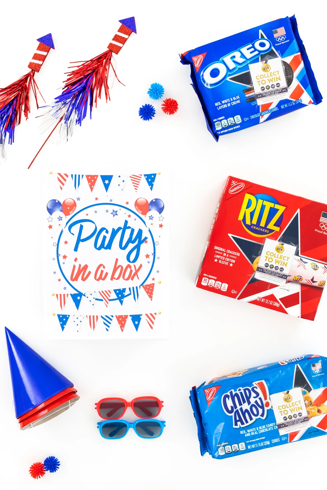 Party in a box for 4th of july