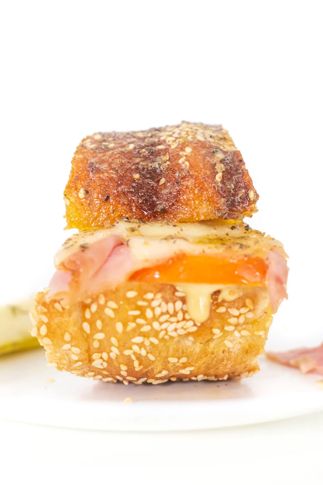 ham and cheese party slider