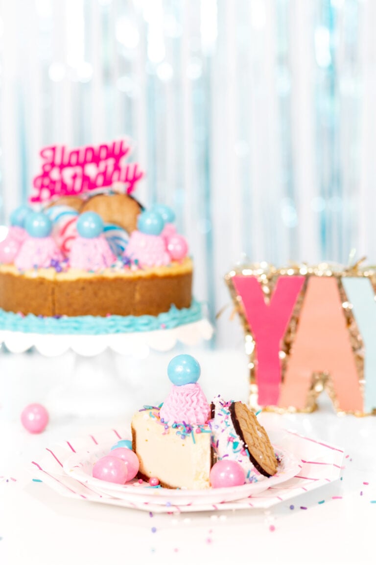 Easy Fun Birthday Cheesecake DIY