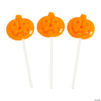 Jack-O’-Lantern Lollipops