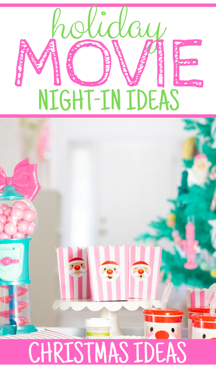 Holiday Movie Night Party Ideas | Cutefetti