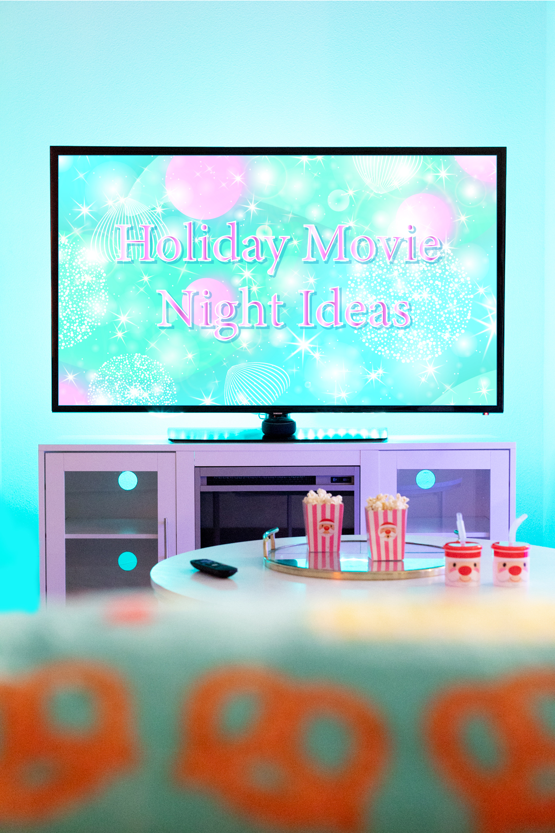 holiday movie night ideas with smart home lighting