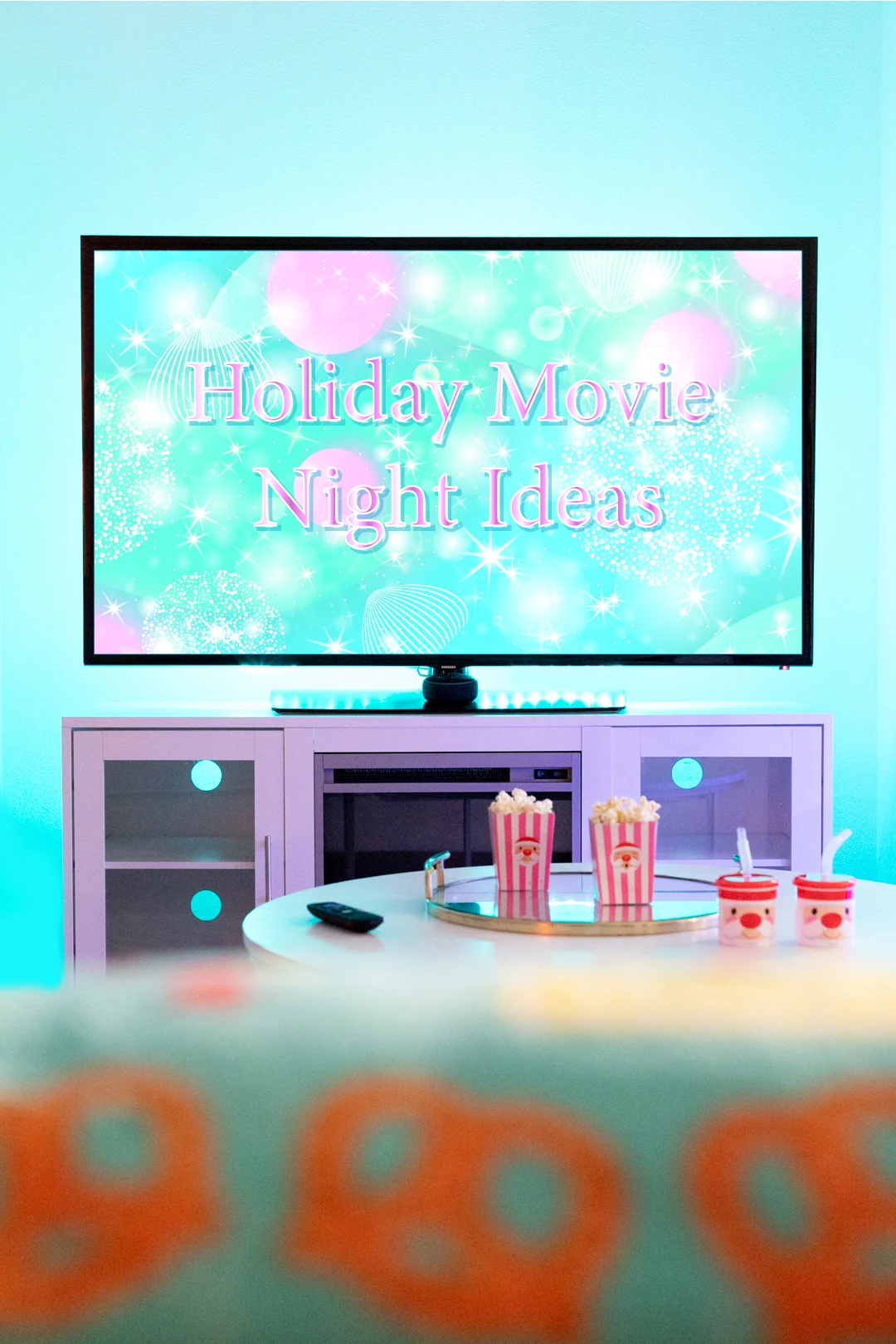 holiday movie night ideas with smart home lighting