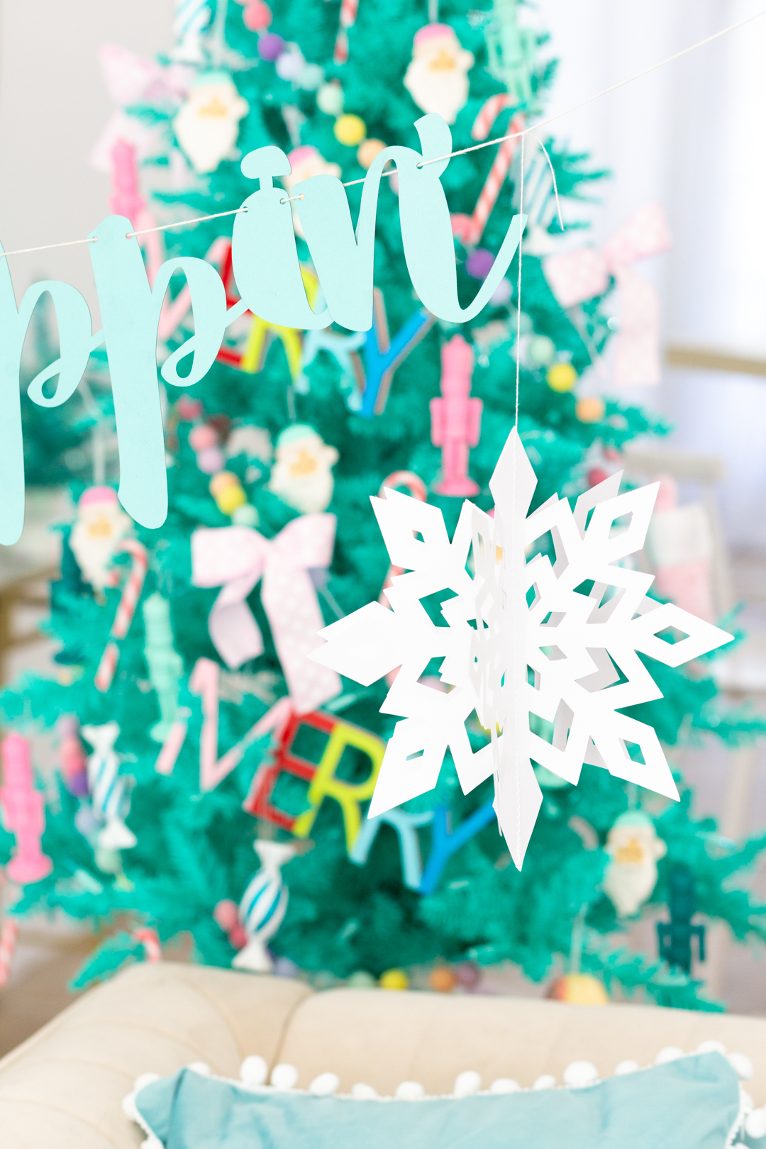 snowflake decoration for christmas party