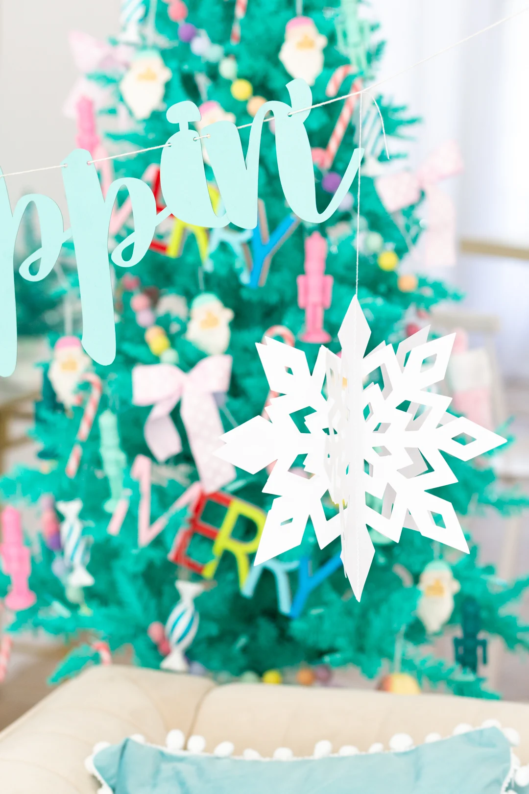 snowflake decoration for christmas party