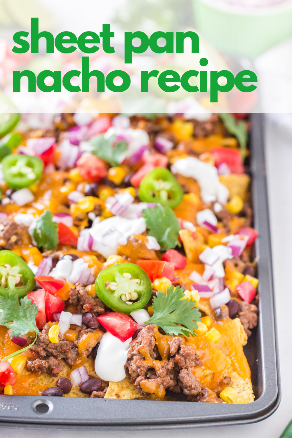 Sheet Pan Nachos | Cutefetti