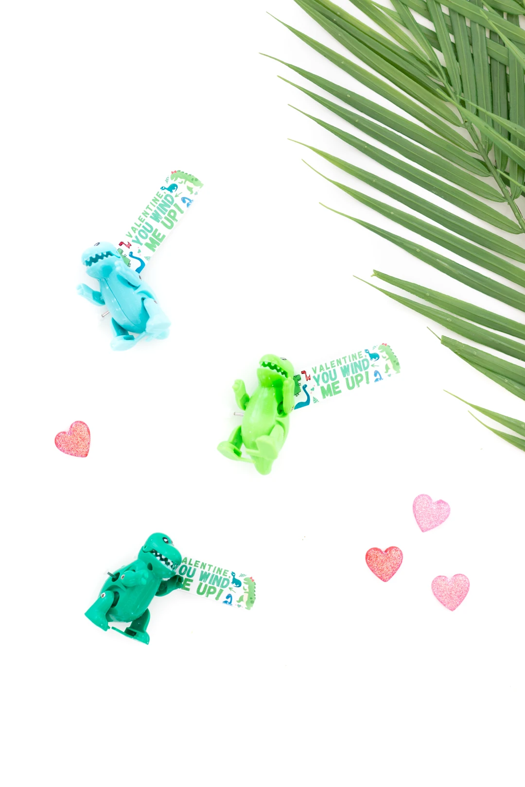 green and blue dinosaur toys for valentine's day