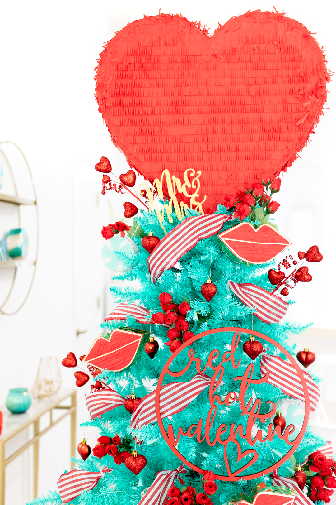 valentine's day christmas tree