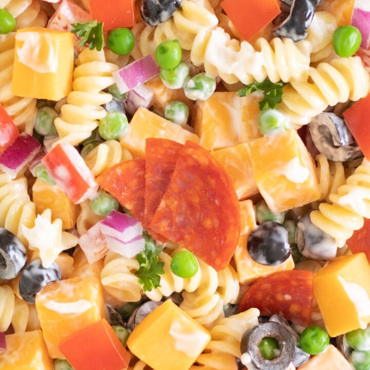 The Ultimate Throwback Creamy Pasta Salad | Cutefetti