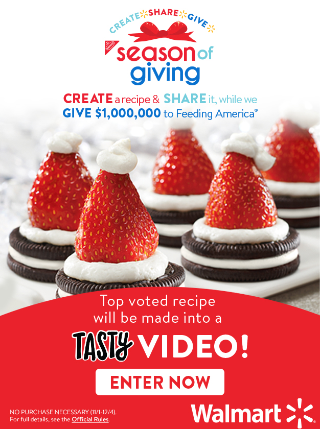 promotional image for tasty video prize sweepstakes