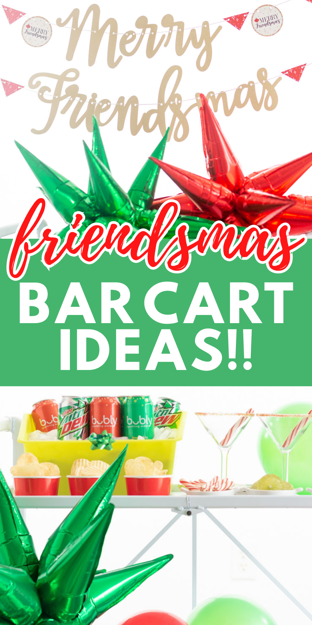 Merry Friendsmas Bar Cart