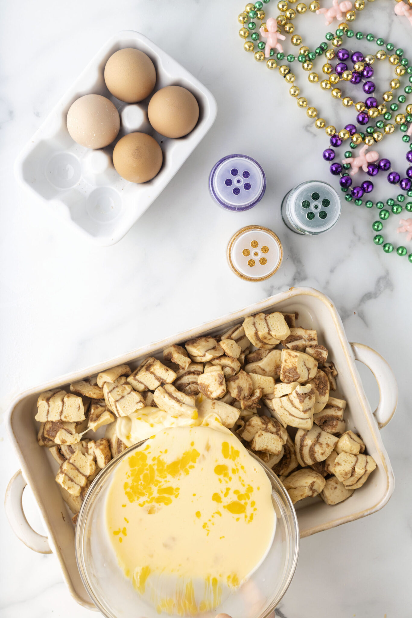 This Bubble Up King Cake Smells Amazing