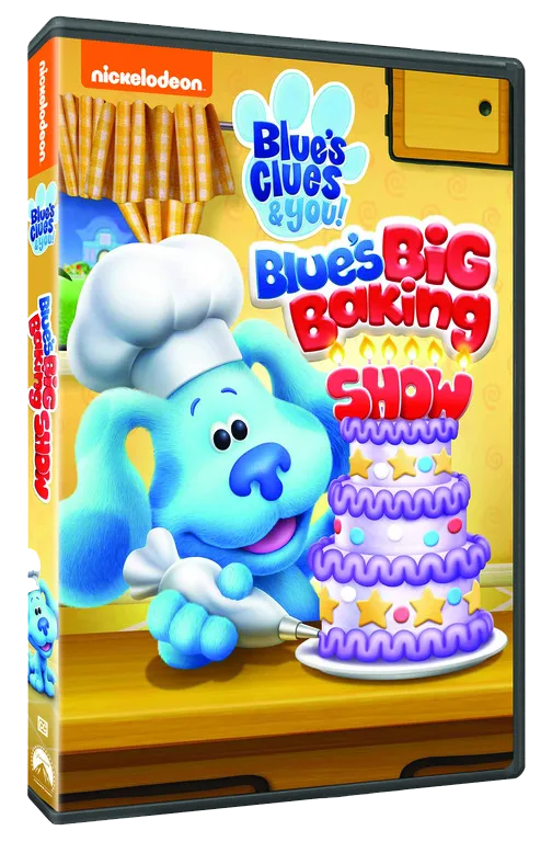Blues Clues & You: Blues Big Baking Show Promotional DVD image. DVD Cover Art.