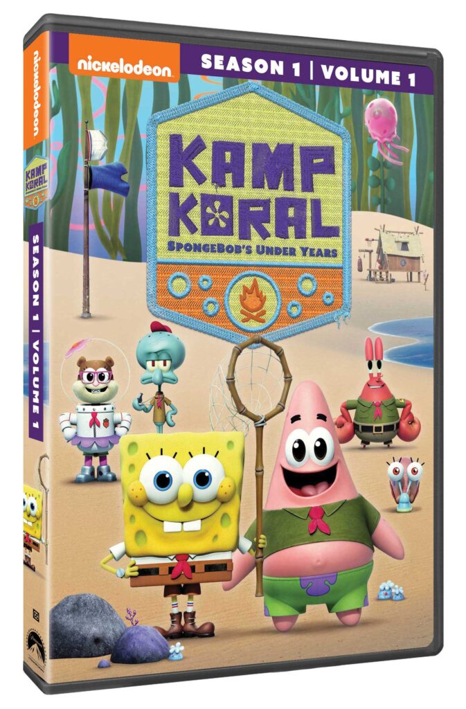 promotional dvd cover photo for Kamp Koral Spongebob Under Years