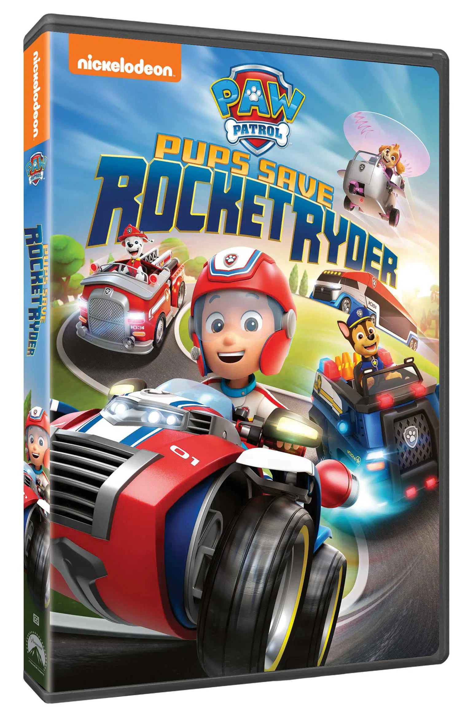 PAW Patrol Pups Save Rocket Ryder DVD Cover Art