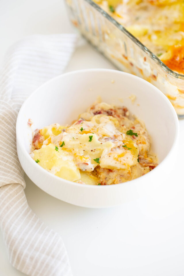 The Best Scalloped Potatoes with Mushroom Soup