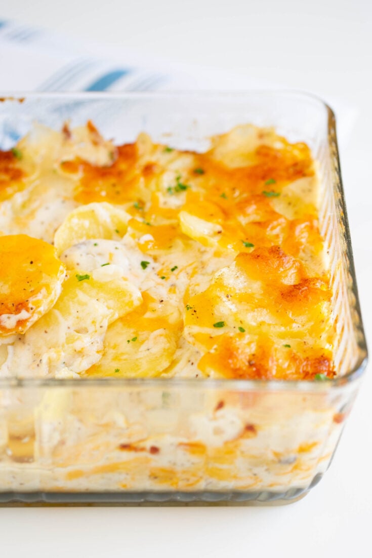 The Best Scalloped Potatoes with Mushroom Soup