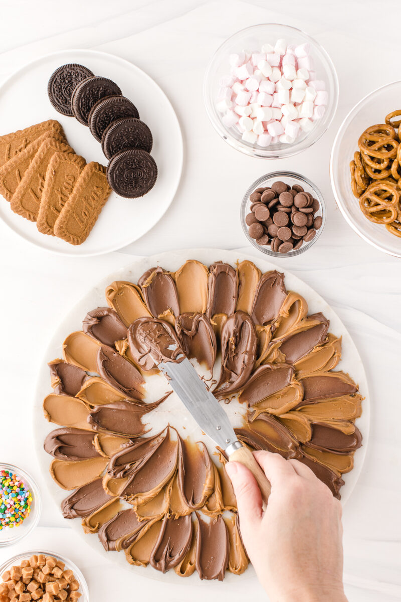 Bookmark this Biscoff and Nutella Butter Board Right Now