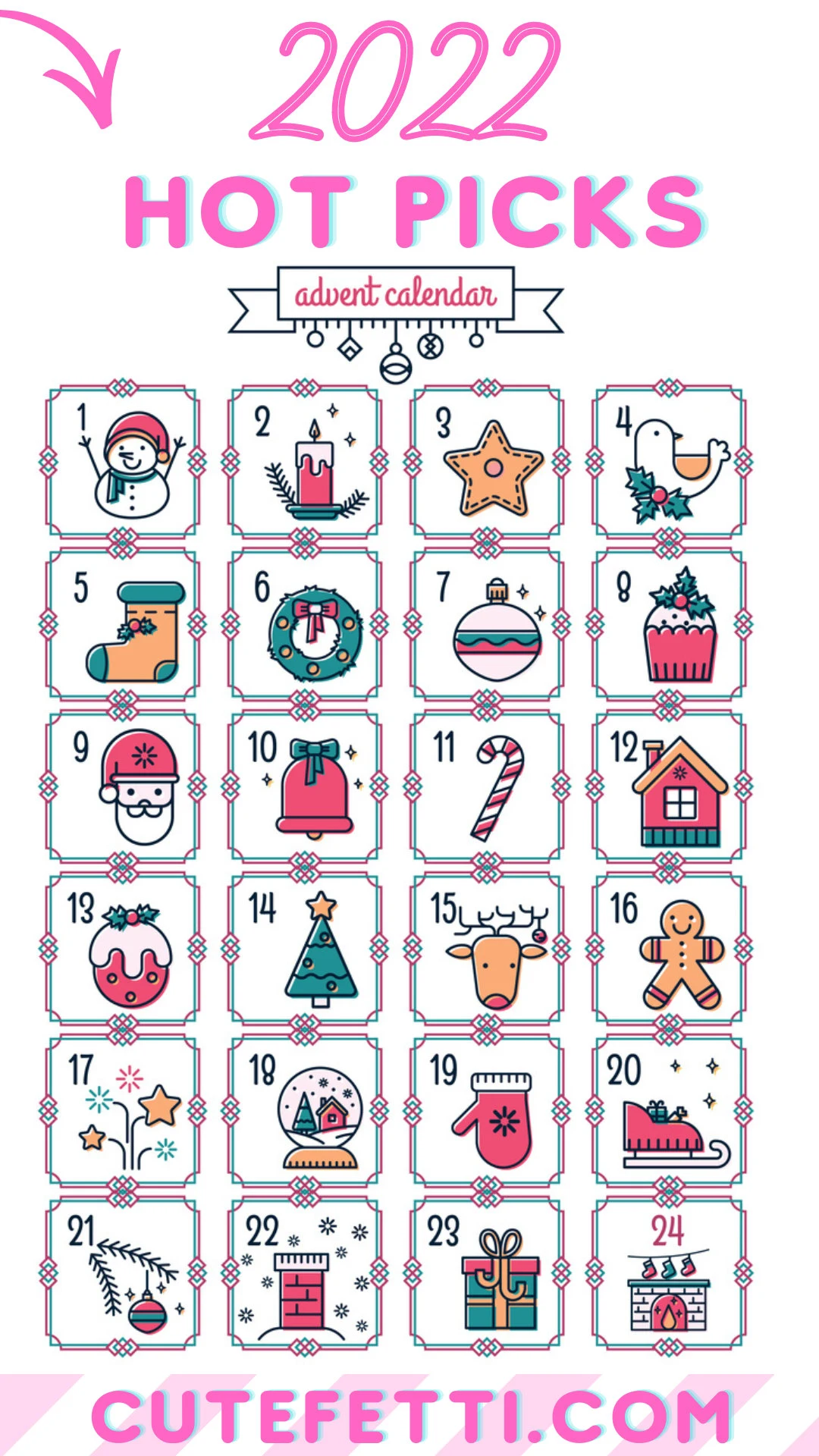 Best Christmas Countdown Calendars You Need In 2022 | Cutefetti
