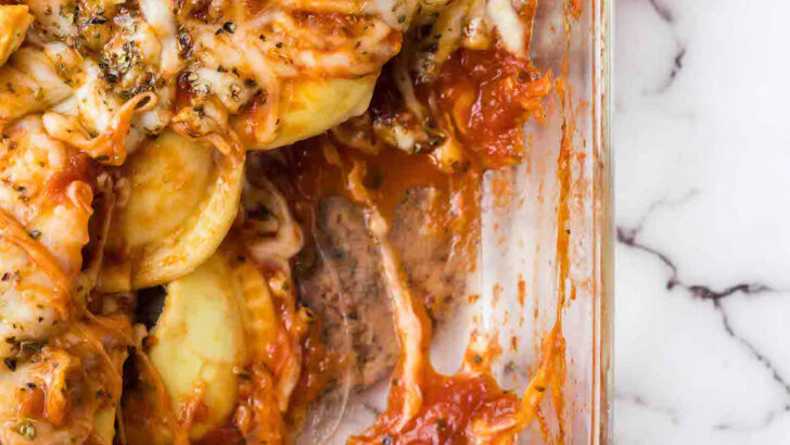 Bored of Leftovers? This Baked Ravioli is the Answer!
