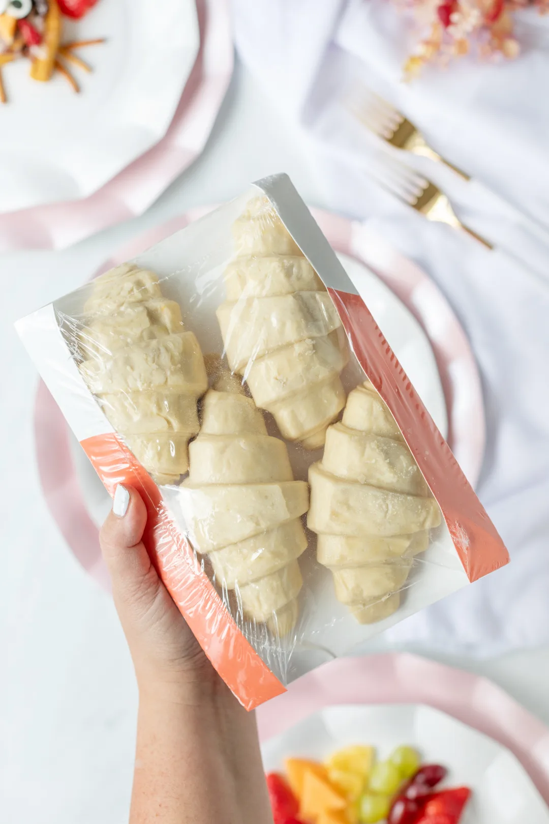 package of promotional croissants