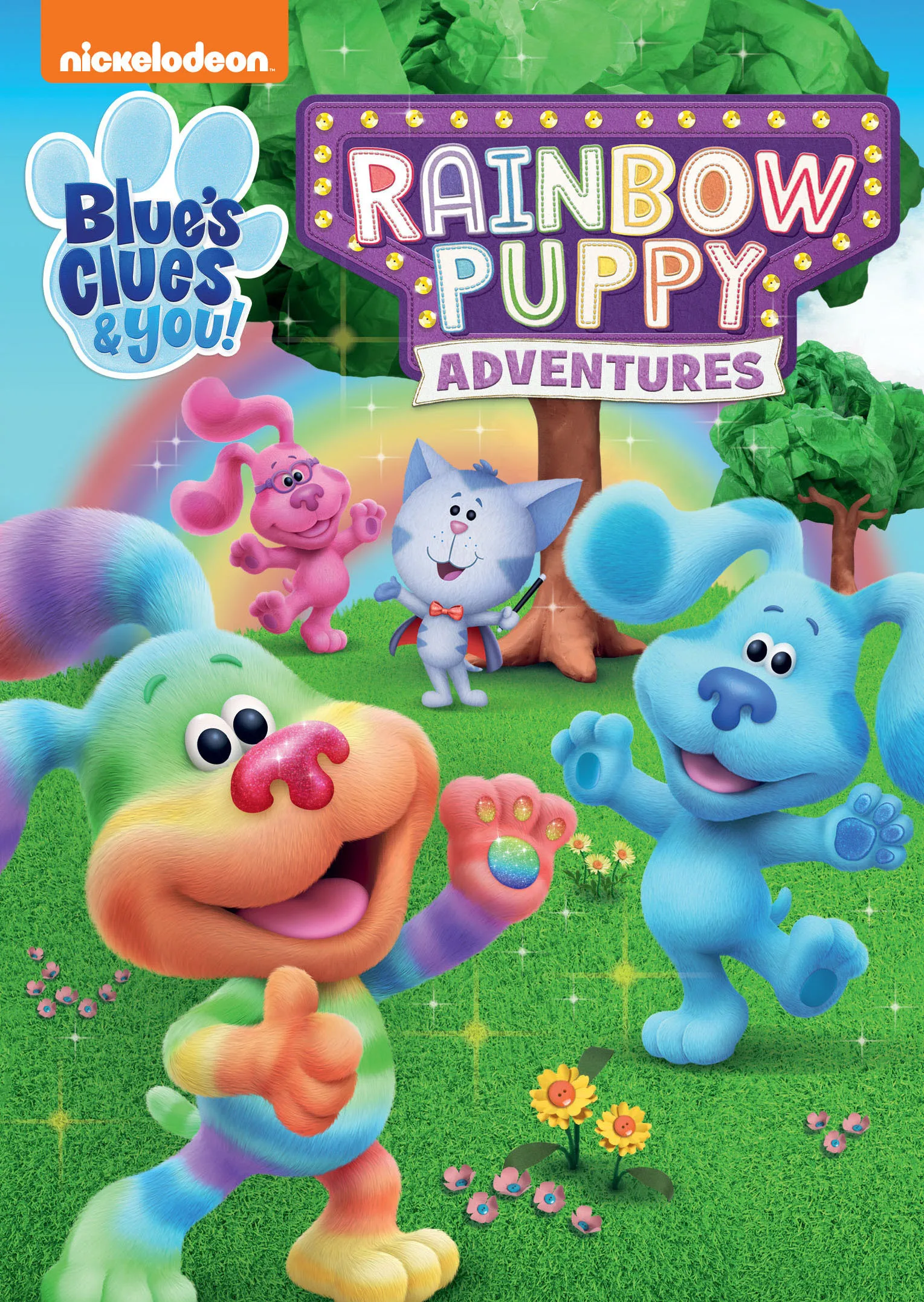 Blues Clues and you:: rainbow puppy adventures dvd art