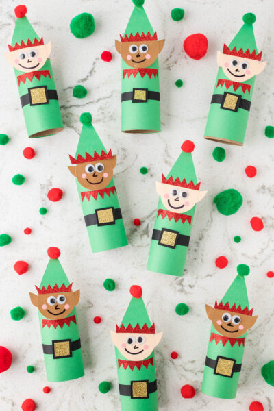 Elfin' Adorable Elf Toilet Paper Roll Craft