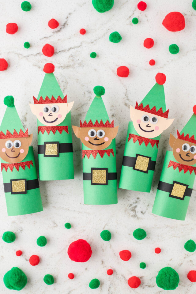 Elfin' Adorable Elf Toilet Paper Roll Craft | Cutefetti