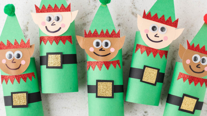 Elfin' Adorable Elf Toilet Paper Roll Craft | Cutefetti