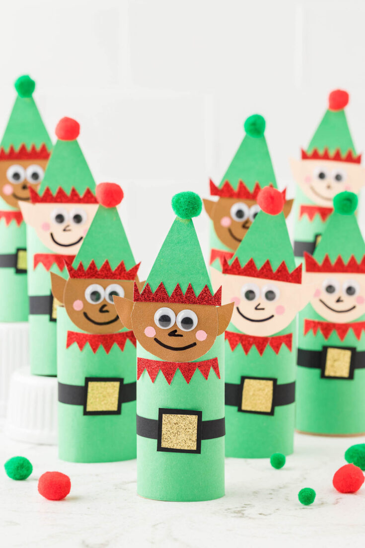 Elfin' Adorable Elf Toilet Paper Roll Craft