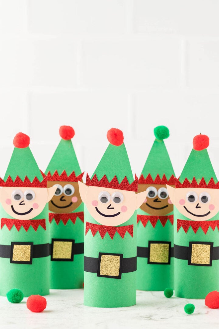 Elfin' Adorable Elf Toilet Paper Roll Craft