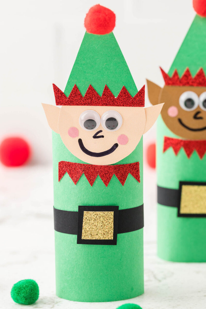 Elfin' Adorable Elf Toilet Paper Roll Craft