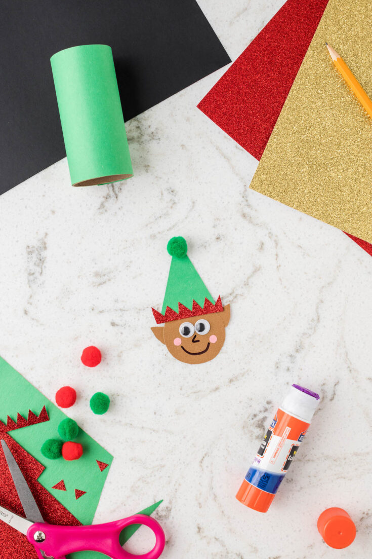 Elfin' Adorable Elf Toilet Paper Roll Craft