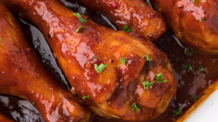 BBQ Chicken Drumsticks Baked In The Oven