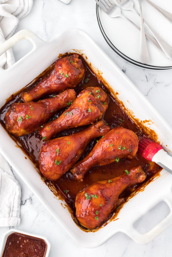 BBQ Chicken Drumsticks Baked In The Oven