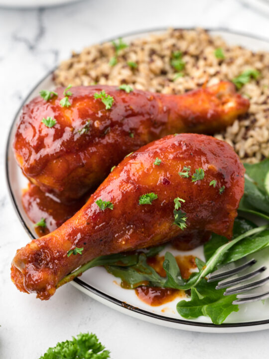 Oven Baked BBQ Chicken Drumsticks - Soulfully Made