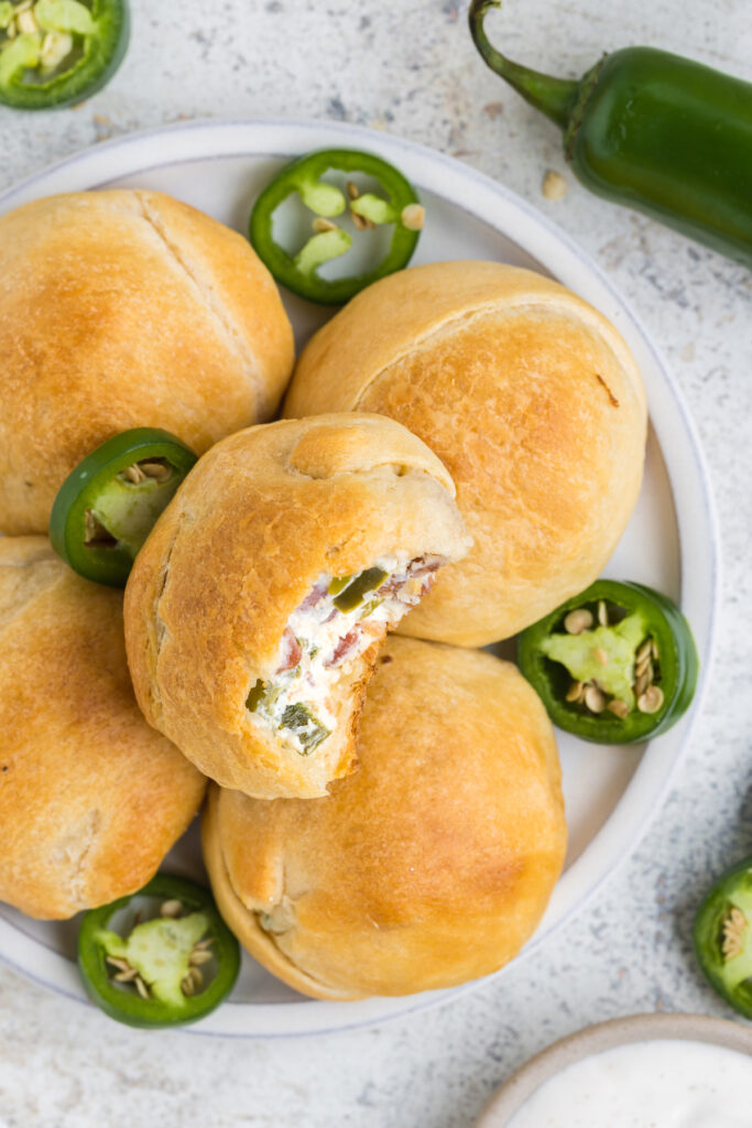 Jalapeño Popper Rolls Using Crescent Rolls Cutefetti