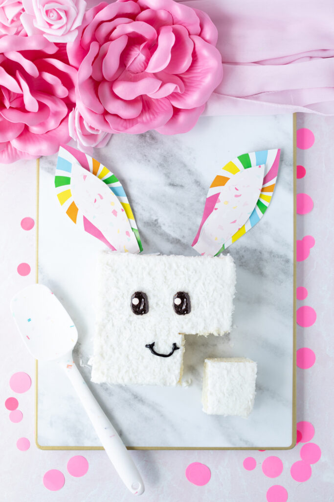 Make an Unbelievably Easy Easter Bunny Cake in Minutes