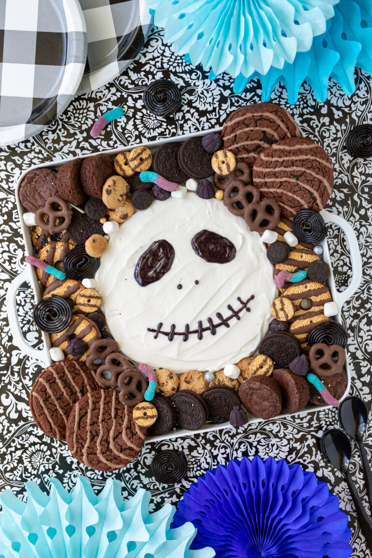 This Jack Skellington Dessert Board IS Halloween...