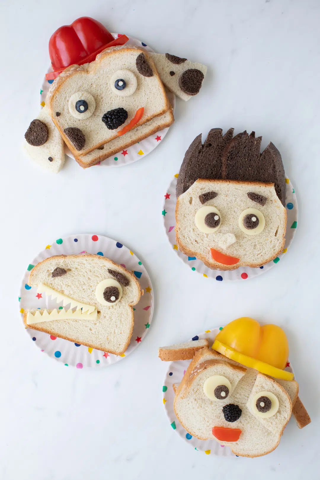cute paw patrol sandwiches to celebrate all paws on deck