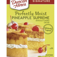 Duncan Hines SIGNATURE LAYER CAKE MIX Pineapple 15.25 Oz 