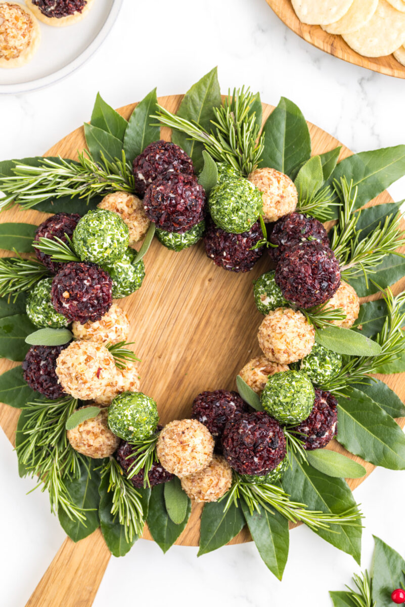 Savor the Season with a Tasty Cheese Ball Wreath