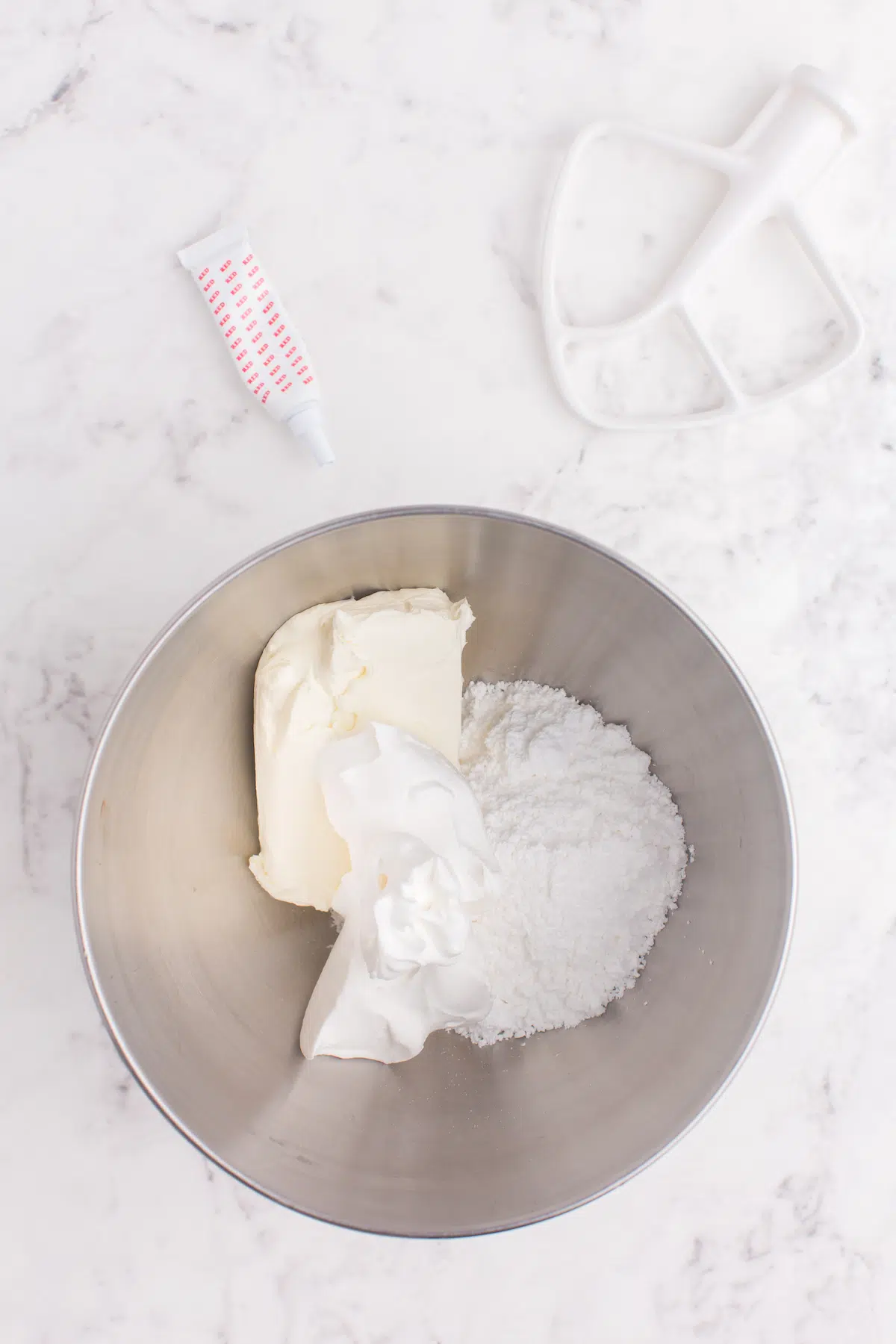 making the fruit dip