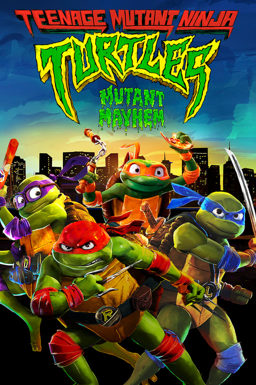 TMNT Mutant Mayhem DVD art